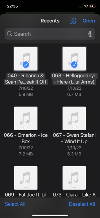 uPlayer screenshot